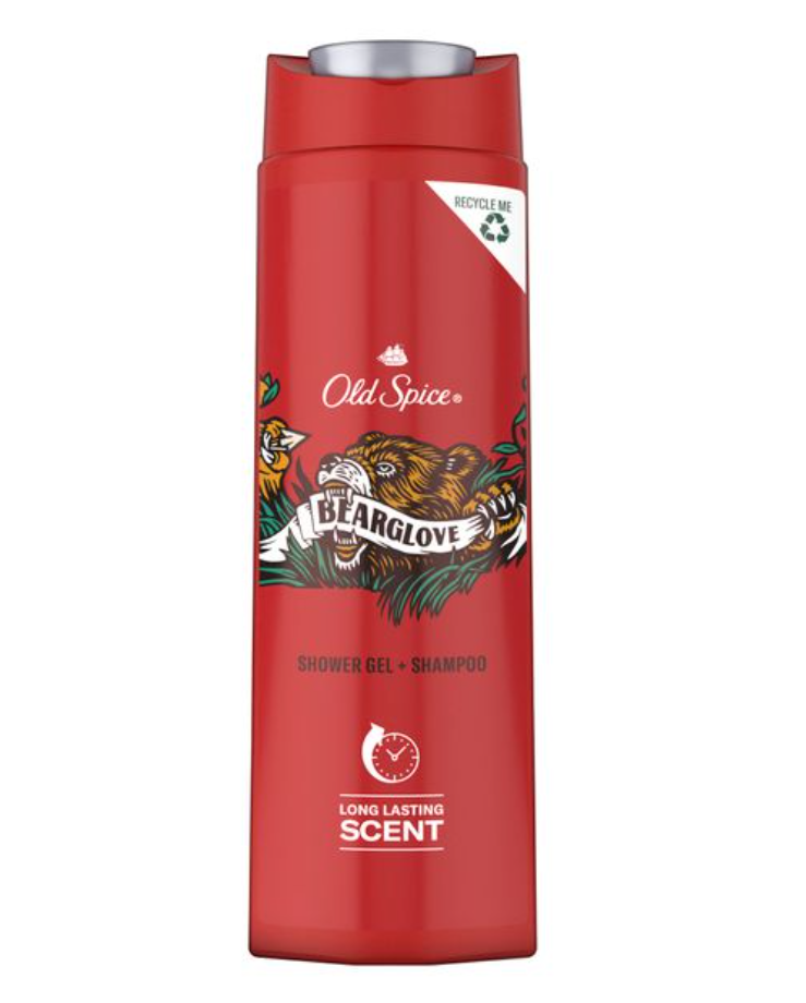 фото упаковки Old Spice Гель для душа-шампунь Bearglove