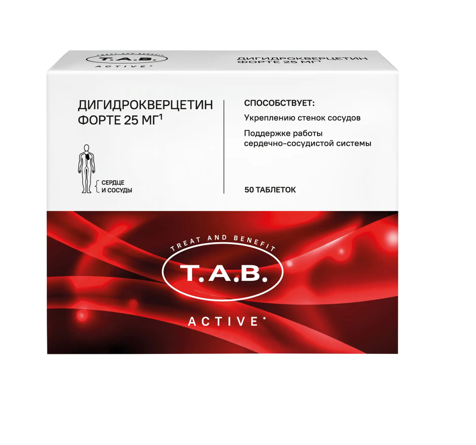 фото упаковки TAB Дигидрокверцетин Форте