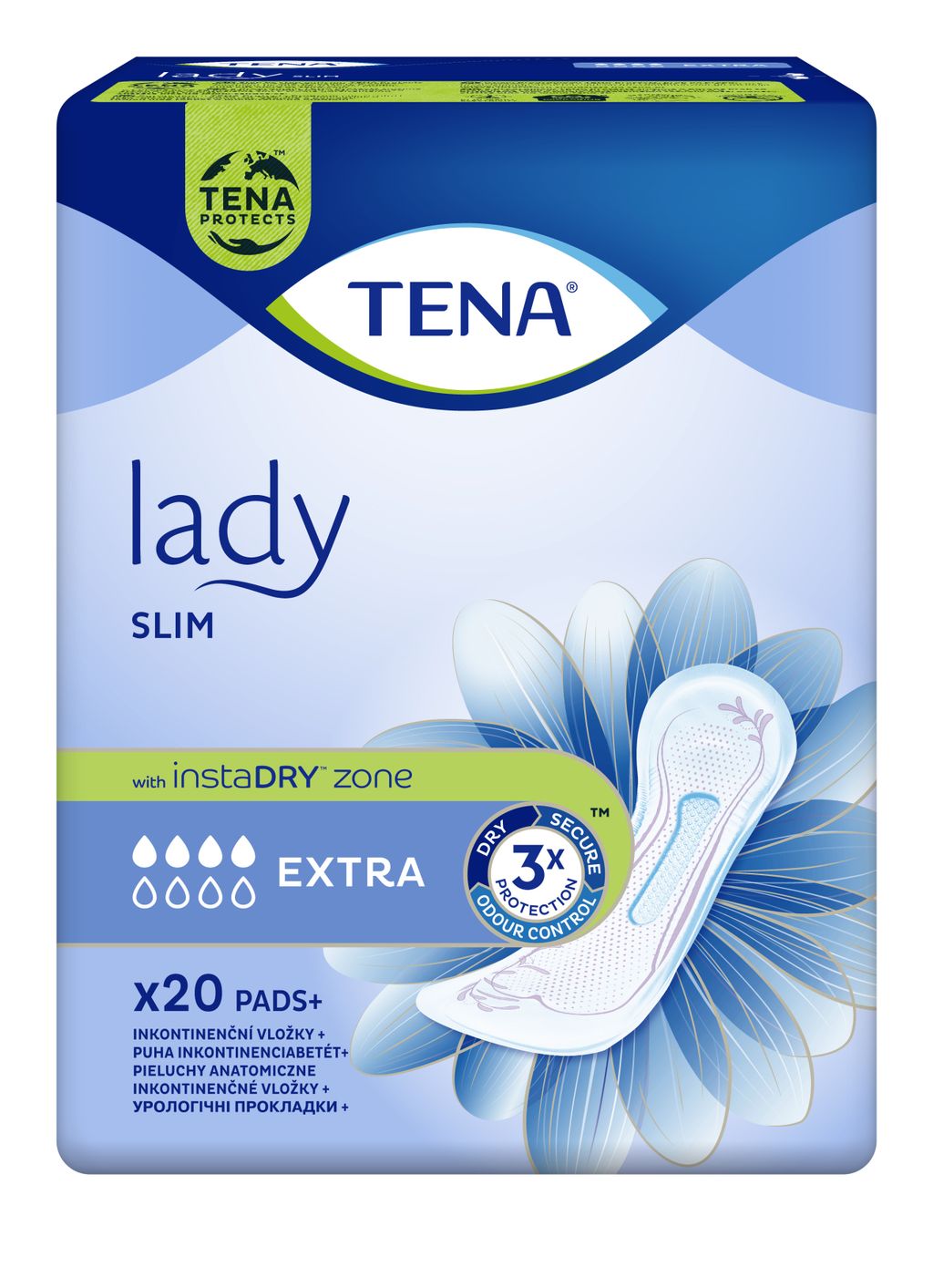 фото упаковки Прокладки урологические Tena Lady Slim Extra