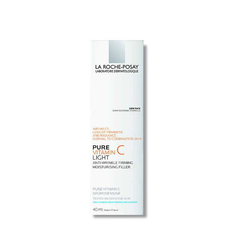 La Roche-Posay Vitamin C (Redermic C) Крем-филлер для заполнения морщин, крем для лица, для нормальной и комбинированной кожи, 40 мл, 1 шт.
