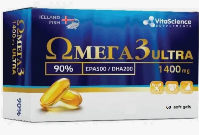 фото упаковки Vitascience Омега-3 90% Ультра