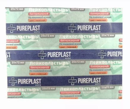 фото упаковки Pureplast Extra пластырь бактерицидный