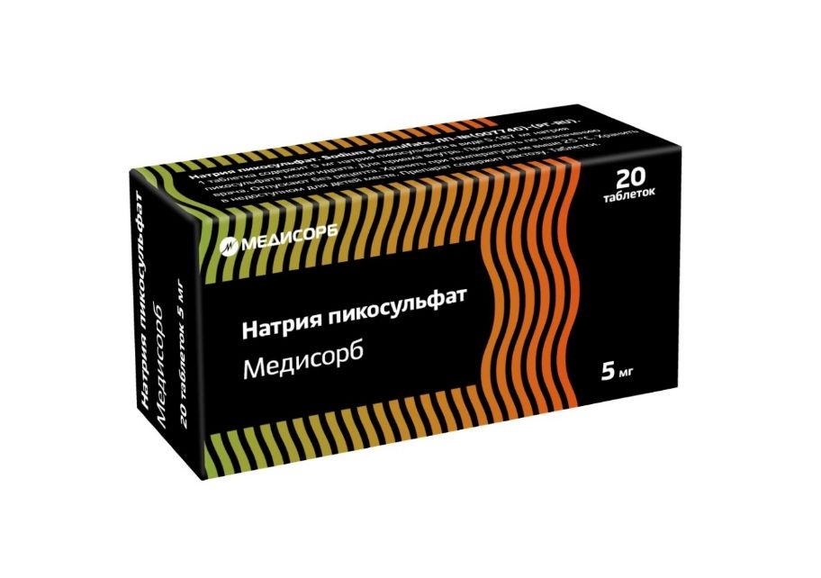 фото упаковки Натрия пикосульфат Медисорб