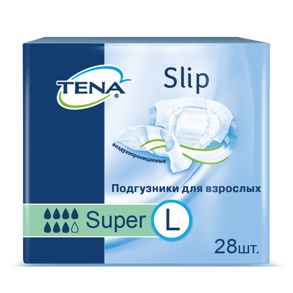 фото упаковки Подгузники для взрослых Tena Slip Super