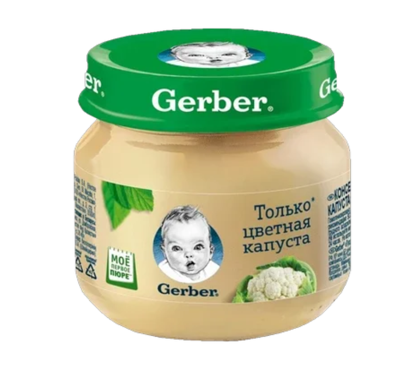 фото упаковки Gerber Пюре цветная капуста