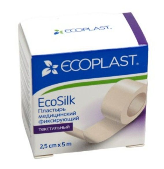 фото упаковки Ecoplast Пластырь фиксирующий Ecosilk