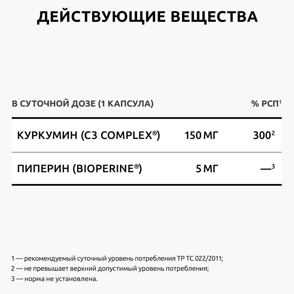 Ultrabalance Куркумин C3 Комплекс Премиум, капсулы, 60 шт.