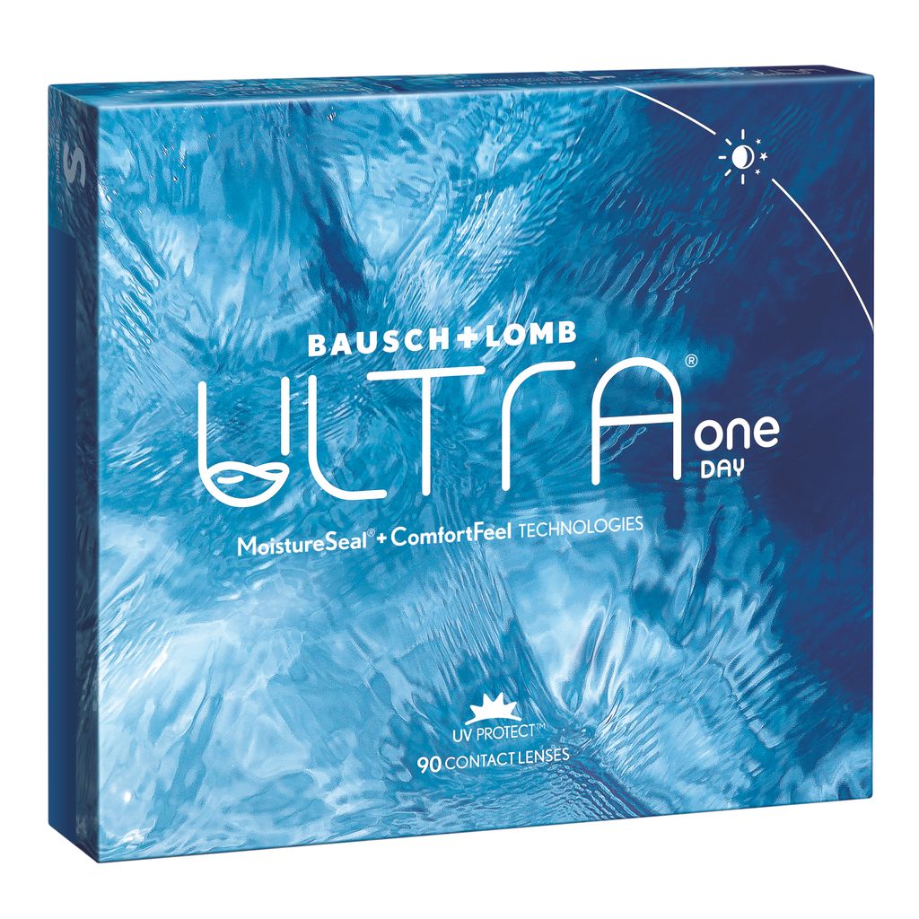 Ultra One Day Мягкие контактные линзы, BC=8.6 d=14.2, D(-6.00), 90 шт.