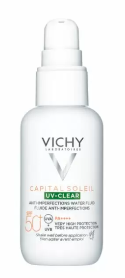 фото упаковки Vichy Capital Soleil UV-Сlear Солнцезащитный флюид для лица SPF50