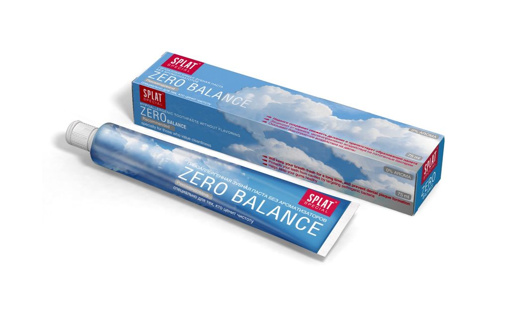 фото упаковки Splat Special Зубная паста Zero Balance