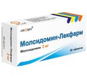 Молсидомин-Лекфарм, 2 мг, таблетки, 30 шт.