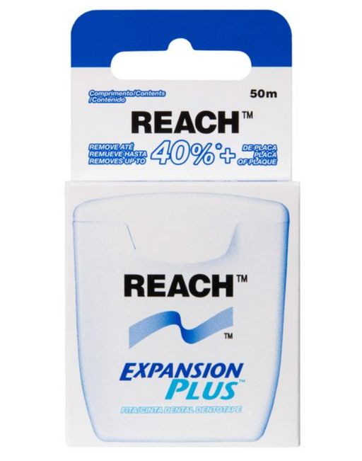 Reach Dentotape Нить зубная пропитанная воском, 50 м, 1 шт.