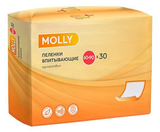 Molly Пеленки медицинские, 60х90, 30 шт.