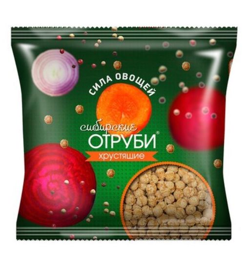 Сибирские отруби Сила овощей, отруби, 100г, 1 шт.