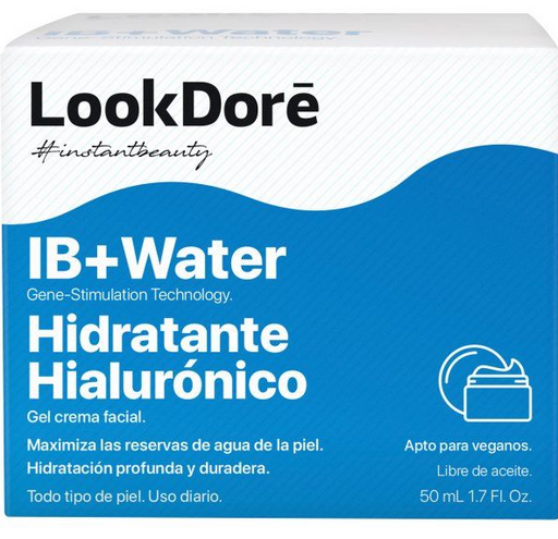 LookDore IB+Water Гель-крем для интенсивного увлажнения, гель-крем, с гиалуроновой кислотой, 50 мл, 1 шт.