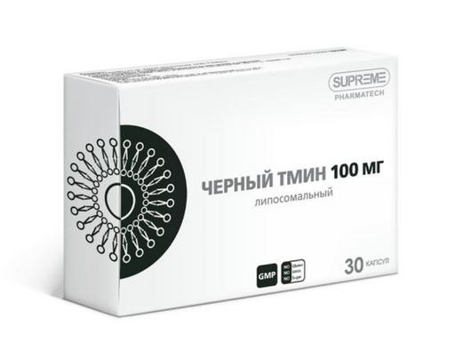 Supreme Pharmatech Тмин черный липосомальный, капсулы, 30 шт.