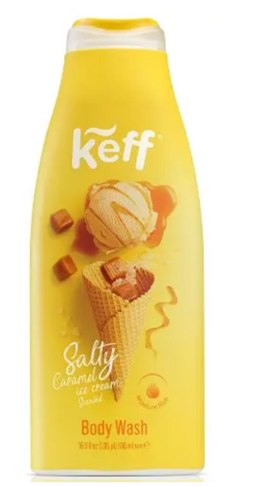 Keff крем-гель для душа, с соленой карамелью, 500мл, 1 шт.