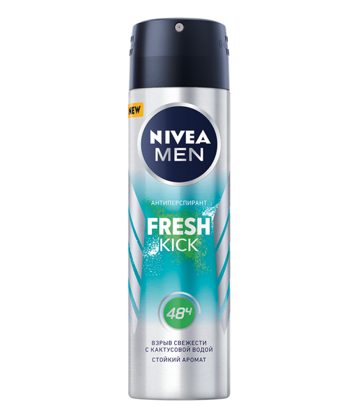 Nivea Men Fresh Kick Антиперспирант спрей, спрей, 150 мл, 1 шт.