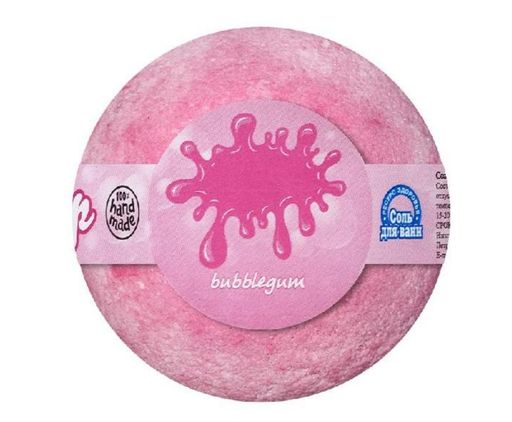 Бурлящий шар Bubblegum, соль для ванн, 120 г, 1 шт.