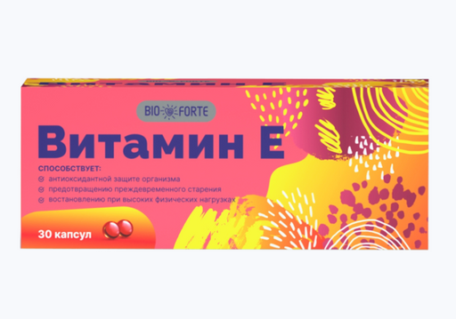 BioForte Витамин Е, капсулы, 30 шт.