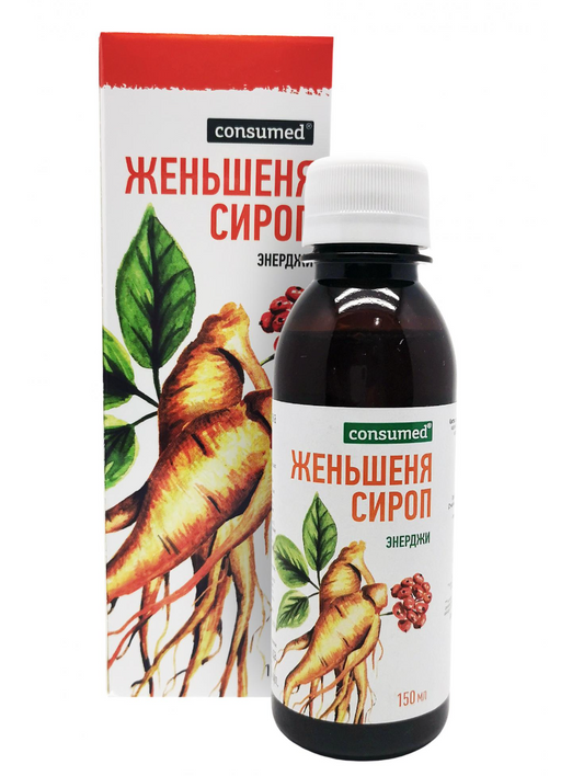 Consumed Женьшеня сироп Энерджи, сироп, 150 мл, 1 шт.