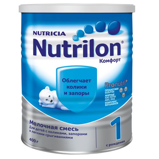 Nutrilon 1 Комфорт, смесь молочная сухая, 400 г, 1 шт.